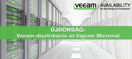 Veeam-disztribúció az Ingram Micro-nál