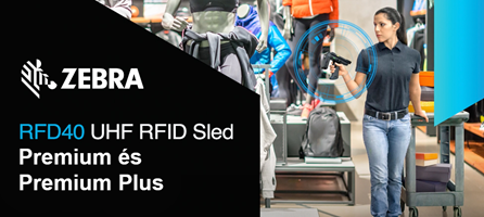 Új Zebra RFD40 UHF RFID Sledek