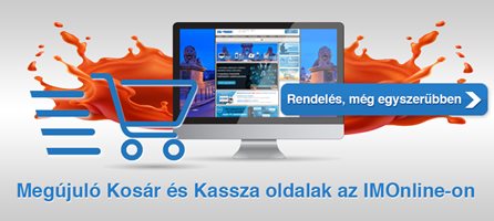 IMOnline webshop: Gyorsabb és egyszerűbb rendelés leadás