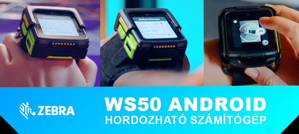 Zebra WS50 hordozható számítógép