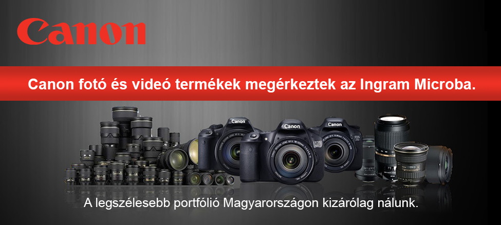 Megérkeztek a Canon fotó és videó termékek!