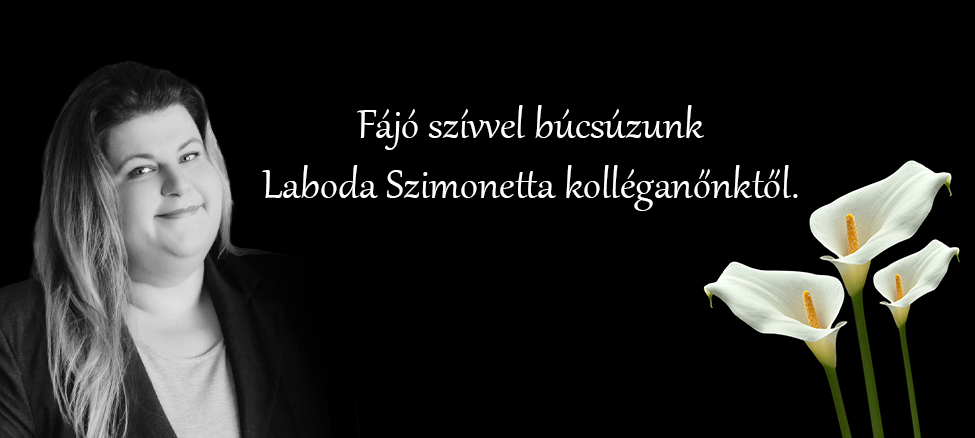 Búcsúzunk Laboda Szimonetta kolléganőnktől