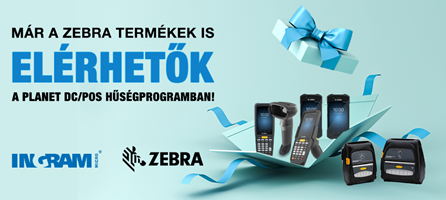 Zebra termékek a Planet DC/POS programban